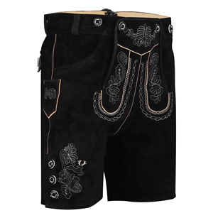 Lederhosen Bávaros - Lederhosen para Oktoberfest - Pantalones Cortos Lederhosen Alemanes - Ropa Tradicional para Hombre, Servicio OEM, Logotipo Personalizado - Product Image 1