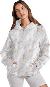 OEM Custom Oversized Hoodie for Women Wholesale Pullover <b>Sweatshirt</b> Long Sleeve Streetwear Private Label Clothing - Product Image 4