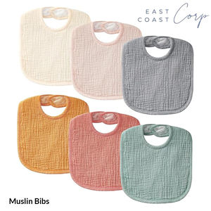 Baberos de muselina de primera calidad de algodón suave para protección de dentición y Baba, diseño unisex - Product Image 2