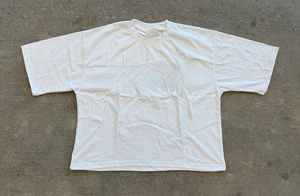 Camisas de algodón orgánico 100% de alta calidad personalizadas con logotipo de serigrafía 220 gramos patrón de letras holgadas - Product Image 3