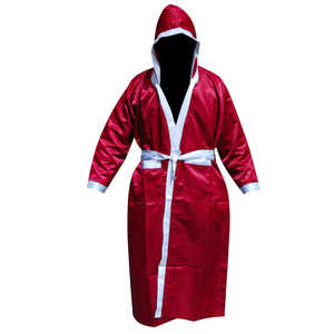 Robe de boxe sur mesure avec capuche, meilleur prix de gros, respirante, antidérapante, robe de boxe professionnelle pleine longueur - Product Image 3