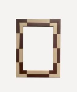 Beige Brown Wooden <b>Photo</b> <b>Frame</b> Painted Rectangular Artisan Crafted Modern Decorative Artistic Picture Display Holder <b>Frame</b> - Product Image 4