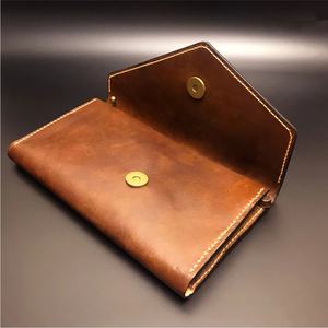 Pince à billets femmes portefeuille Logo personnalisé porte-cartes étanche en cuir véritable minimaliste LSW-0067 - Product Image 3