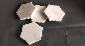 Floral Design Free Stone <b>Coasters</b> Tea <b>Drink</b> <b>Coasters</b> <b>For</b> Home Office Restaurant Use in Low Price - Product Image 5