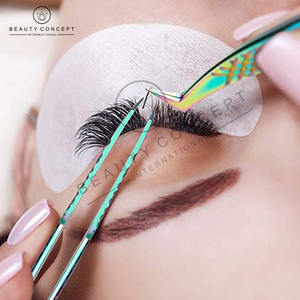 Rainbow Multi Color Best Selling Latest 5 Pieces Diamond Handle Volume Eyelash Extension Tweezers with <b>Box</b> Eco-Friendly - Product Image 3
