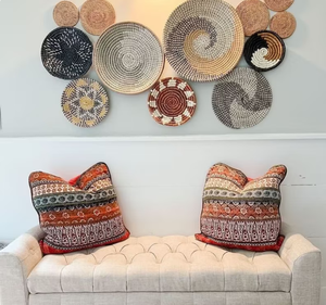 Cesta de decoración de pared para el hogar, juego de 12 unidades, estilo bohemio - Product Image 3