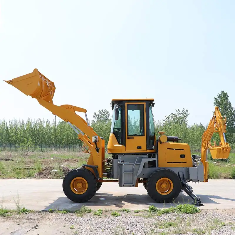 Menyajikan roda backhoe loader CE/EPA Diesel tanah digunakan untuk loader ekskavator untuk saleBackhoe loader