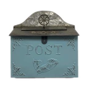 Handmade Design Garden Hanging Mailboxes Wall Mount Decorative Galvanized Iron <b>Post</b> <b>Box</b> Manufacturer - Product Image 1