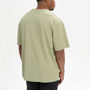 เสื้อยืดชายสะพายไหล่พร้อมโลโก้ออกแบบได้ตามต้องการทำจากวัสดุโพลีเอสเตอร์/ผ้าฝ้าย - Product Image 2