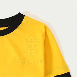 เสื้อยืดผู้ชายปี 2024 สไตล์ OEM แขนสองชั้น เนื้อผ้าเจอร์ซีย์ ระบายอากาศ แห้งเร็ว ปรับแต่งได้ ผลิตจากผ้าฝ้าย - Product Image 3