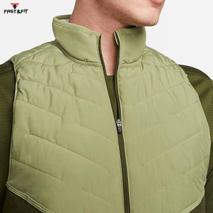 2025 diseño más Popular nuevo estilo al aire libre sin mangas chaqueta acolchada a prueba de viento invierno abajo hombres Chaleco de burbuja - Product Image 6