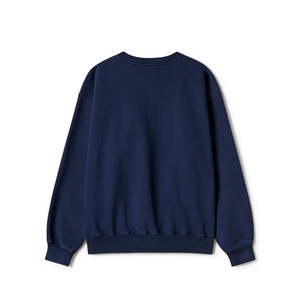 European <b>American</b> Men's Grey Sports Sweatshirt Popular Loose Long-Sleeved Casual Sportswear Custom Letter Embroidered Winter - Product Image 6