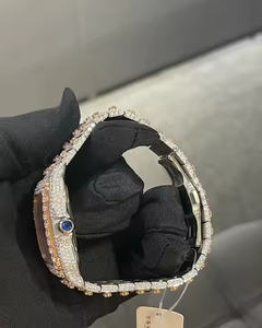 Reloj de Pulsera de Lujo para Hombre, con Esfera Cuadrada de Cuarzo Moissanite, Caja de Aleación de Acero Inoxidable, Estilo Moderno, Hip-Hop, para Negocios - Product Image 5