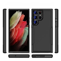 Fundas Resistentes para Teléfono Móvil, Nuevas, de TPU y PC, a Prueba de Golpes, con Protección de Pantalla y Cámara para S24 Ultra