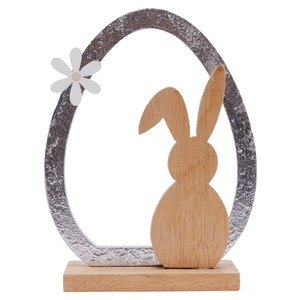 Decoraciones modernas de Pascua con forma de corazón metálico de alta calidad, decoraciones de mesa para decoración del hogar, fábrica al por mayor - Product Image 3