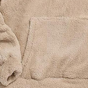 Nouveauté Sweat-shirt à capuche surdimensionné en sherpa moelleux en polaire pour homme, sweat-shirt épais en fourrure lourde, sweat-shirt à capuche - Product Image 4