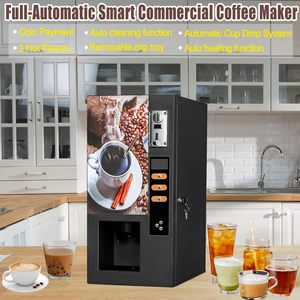 Cafetera de máquina expendedora de café original a estrenar con pago de monedas automático comercial inteligente - Product Image 5