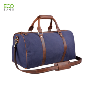 กระเป๋าผ้าแคนวาสแฟชั่นขายส่ง แบบมีซิป 100% ผ้าฝ้าย รับสกรีนโลโก้สีตามสั่ง สำหรับเดินทางและเล่นกีฬา - Product Image 1