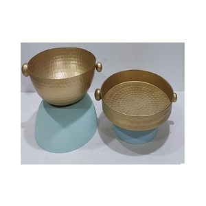 Ensemble de bol à dessert de 3 tailles différentes Bol à fruits à dessert couleur argent de la plus grande qualité pour restaurant à usage domestique - Product Image 6