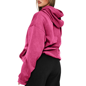 Sudadera transpirable de moda personalizada para otoño e invierno, ropa informal holgada con estampado de manga larga, sudaderas con capucha de moda informales para mujer de punto - Product Image 6