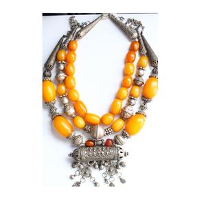 Collar modelo de cuentas de resina ecológico perfecto hecho a mano con piedras de resina a la venta a granel de La India al por mayor - Product Image 6