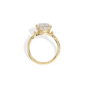 Bague en diamant de laboratoire taille coussin, 1,85 ct, style Old Mine Cut - Paiement final personnalisé - Product Image 2