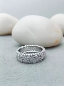 2024 ขายร้อนผู้หญิงแหวนแต่งงานที่ดีเยี่ยมตัดแหวนเพชร 3 กะรัตLab Grownเบาะรูปร่างเพชรแหวนทอง 14K - Product Image 5