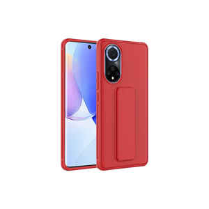 Funda de Silicona de Lujo Netzy con Soporte para Huawei Nova 9 SAF/Qstand, Cubierta Trasera Protectora, Electrochapada, TPU Suave, PVC, en Caja - Product Image 1