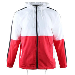 2025 nouveau Design hommes Sport coupe-vent veste de pluie à capuche de haute qualité avec Logo avant en vente - Product Image 1