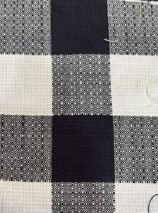 Tela 100% Acrílica, 300 Gsm, Patrones Modernos en Blanco y Negro, Tejido de Lana de Cordero para Chaquetas Elegantes - Product Image 2