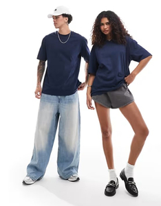 Microfiber Unisex T-Shirt 100% Cotton Custom Printed Logo Loose Fit Casual Tops OEM Apparel Wholesale Bulk Mens Tees - Product Image 2