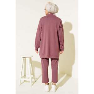 Ensemble 2 pièces à fermeture éclair Rose - Product Image 4