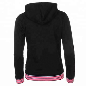 Women's Knitted Cotton Zip Satin Lined Streetwear Hoodie <b>Pink</b> Puffer Hoodie with Puff Print Tie Dye and Customizable Wholesale - Product Image 6