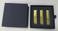 Coffret cadeau de rouge à lèvres magnétique fait main avec miroir intégré, certifié ISO9001, logo personnalisé pour les marques de beauté OEM