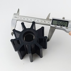 Nbr/Neoprene/EPDM cấp thực phẩm cao su cánh quạt với FDA chứng nhận OD 95mm ID 25mm cao 63mm cấp thực phẩm bơm cánh quạt - Product Image 5