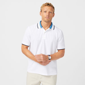 Gran oferta de camiseta de Polo de Golf de estilo ajustado informal de alta calidad para hombre, diseño de logotipo personalizado, patrón sólido, precio bajo - Product Image 3