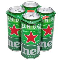 Offre Spéciale Slim Cans Heineken Lager 4x500ml Cans 4.3% vol / Heineken Premium Lager Can Beer 320ml x 24