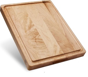 Planche à découper en bois Planche à découper en bois antidérapante Pièce unique Bois d'acacia massif - Product Image 6