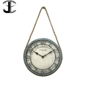 Круглые настенные часы в средиземноморском стиле, 13 дюймов