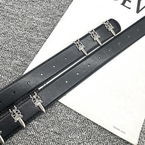 Cinturón de Cuero Genuino de Vaca para Hombre, Calidad Premium, Estilo Clásico Casual, Hebilla de Acero, Longitud Ajustable, Ecológico y Duradero - Product Image 2