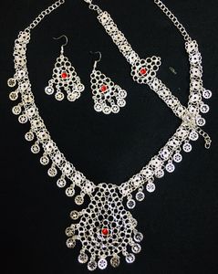 2024 Vintage Style indien inspiré mode ensemble de bijoux 24K plaqué or cuivre collier fabriqué états-unis France cadeaux directs diamant - Product Image 5