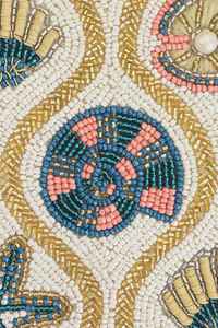 MS กระเป๋าลูกปัดแก้วหลากสีพร้อมที่จับกระเป๋าถือแบบสบายๆกระเป๋าทำด้วยมือปรับแต่งได้แบบอินเดีย - Product Image 2