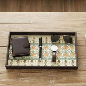 Plateaux de service en bois de mangue faits à la main pour la cuisine et la salle à manger, organisateur polyvalent et cadeau pour les cafés et les bars - Product Image 4