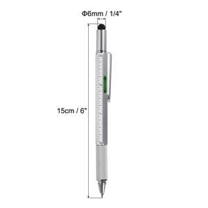 Bolígrafo de herramienta Stylus multifuncional, juegos de regalo de bolígrafo Stylus para hombres, mini herramientas de destornillador de bolsillo, herramienta Stylus multifunción 6 en 1 - Product Image 3