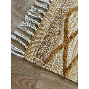 Tapis antidérapant pour salon de maison moderne tissé à la main en coton lavable de haute qualité au prix de gros - Product Image 3