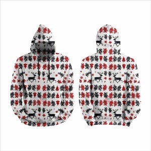 เสื้อมีฮู้ดพิมพ์ลายโลโก้คริสต์มาสแบบสวมหัวมีกระเป๋าแฟชั่นแบบหนาสำหรับฤดูหนาวโลโก้คริสต์มาสแบบกำหนดเองมีฮู้ดแบบ3D - Product Image 6