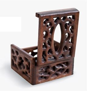 Venta al por mayor caja de pañuelos Rectangular de bambú ecológico organizador de escritorio caja de pañuelos de madera grande para el hogar Hotel restaurante - Product Image 2