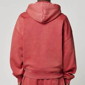 Chándal de lavado ácido al por mayor de moda logotipo impreso personalizado para hombres ropa de calle chándales de alta demanda para conjuntos transpirables de invierno - Product Image 2