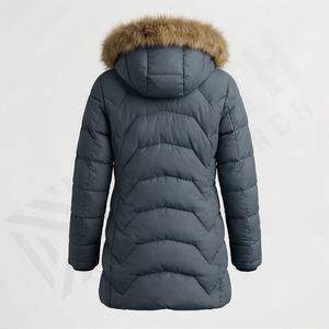 Vestes parka isolées confortables pour femmes, vêtements d'hiver, manteau en fourrure de sport, coupe-vent, vêtements décontractés, capuche, vêtements d'extérieur lourds pour la neige - Product Image 2