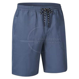 Shorts décontractés pour hommes Conception de logo personnalisé Vêtements de mode confortables Fabriqués en usine au Pakistan Motif solide - Product Image 1